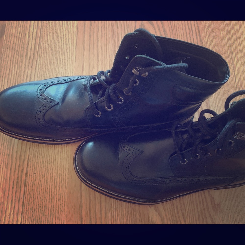 Rockport leather boots size 12 men’s